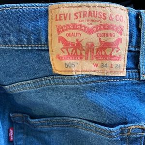 Levi 505 stretch jeans